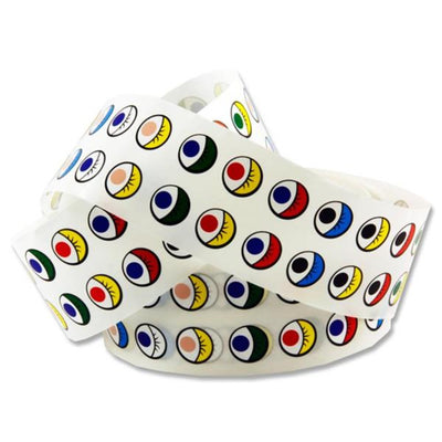 Crafty Bitz Pairs of Coloured Eyes - 2000 Sticker Roll-Stickers-Crafty Bitz|Stationery Superstore UK