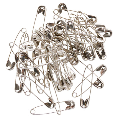Concept Safety Pins - Nickel Plated - Pack of 50-Paper Clips, Clamps & Pins-Concept|Stationery Superstore UK