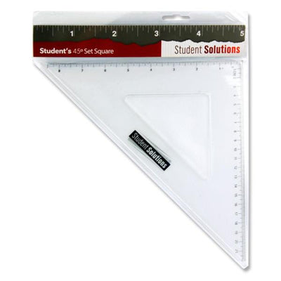 Student Solutions 32cm 45* Set Square-Set Squares & Protractors-Student Solutions|Stationery Superstore UK