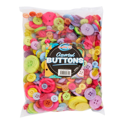 Crafty Bitz Assorted Buttons - 30g Bag-Buttons-Crafty Bitz|Stationery Superstore UK