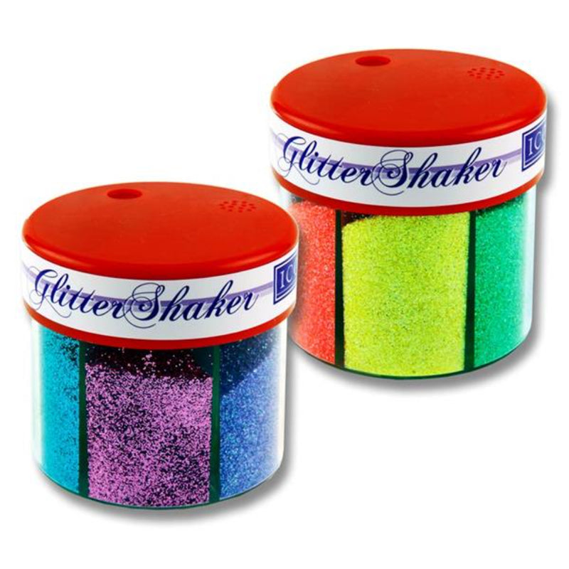 Icon 6 Part Glitter Shaker - Neon-Sequins & Glitter-Icon|Stationery Superstore UK