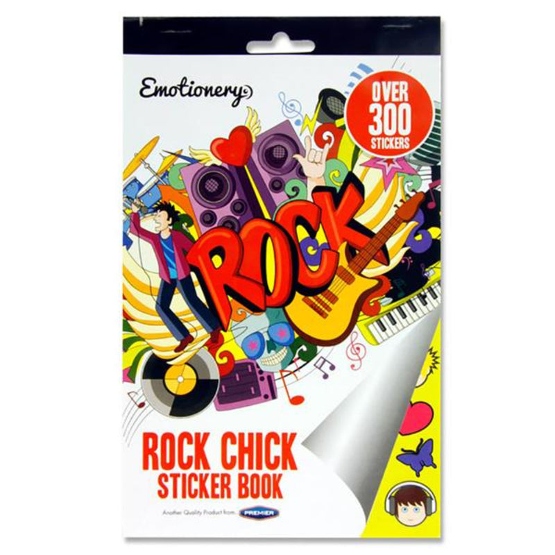 Emotionery Sticker Book - Rock Chick - 300+ Stickers