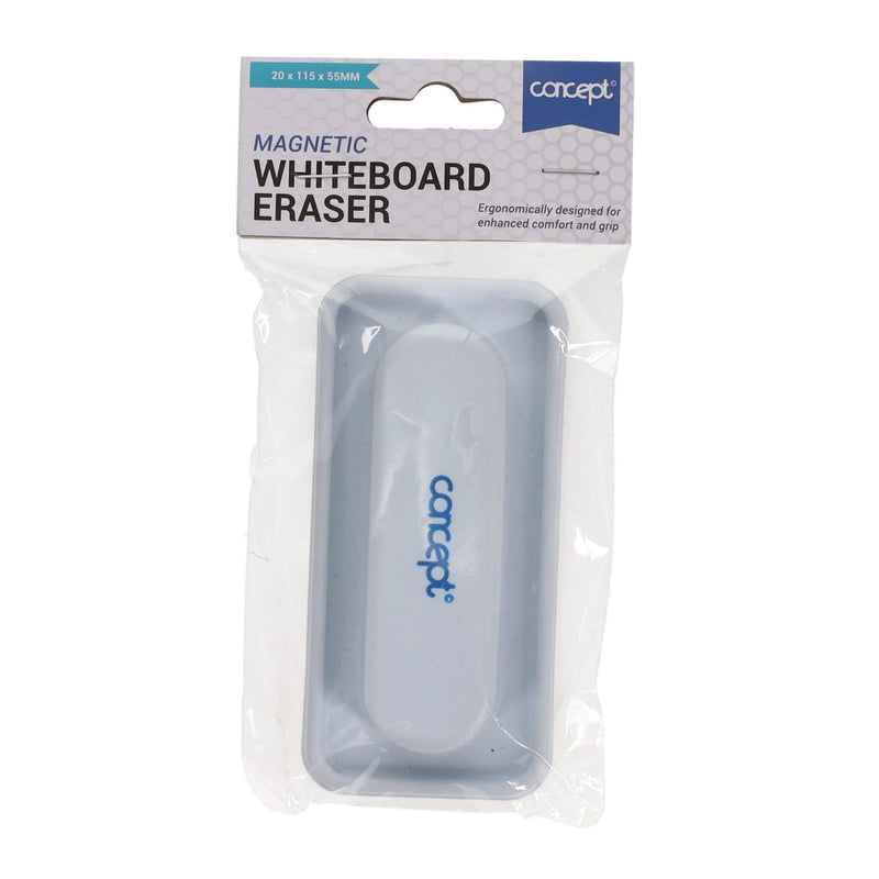 Concept Compact & Durable Magnetic Dry Wipe Eraser-Whiteboard Accessories-Concept|Stationery Superstore UK