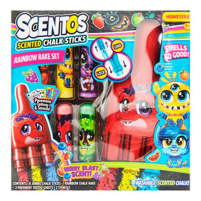 Scentos Scented Rainbow Rake Set - Chalk - 11 Pieces-Kids Play Sets-Scentos|Stationery Superstore UK